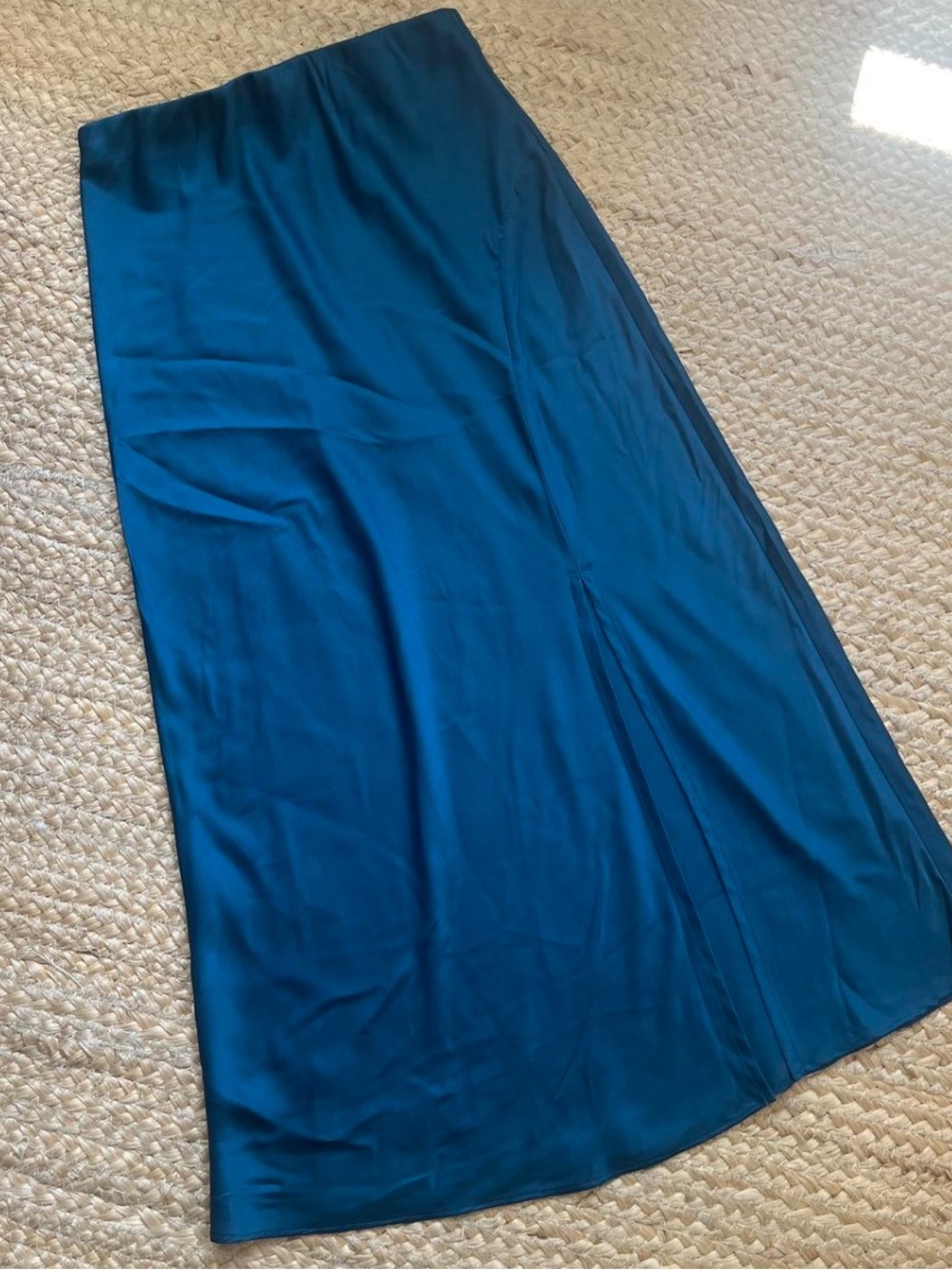 Francesca's Collections Teal Maxi Skirt
